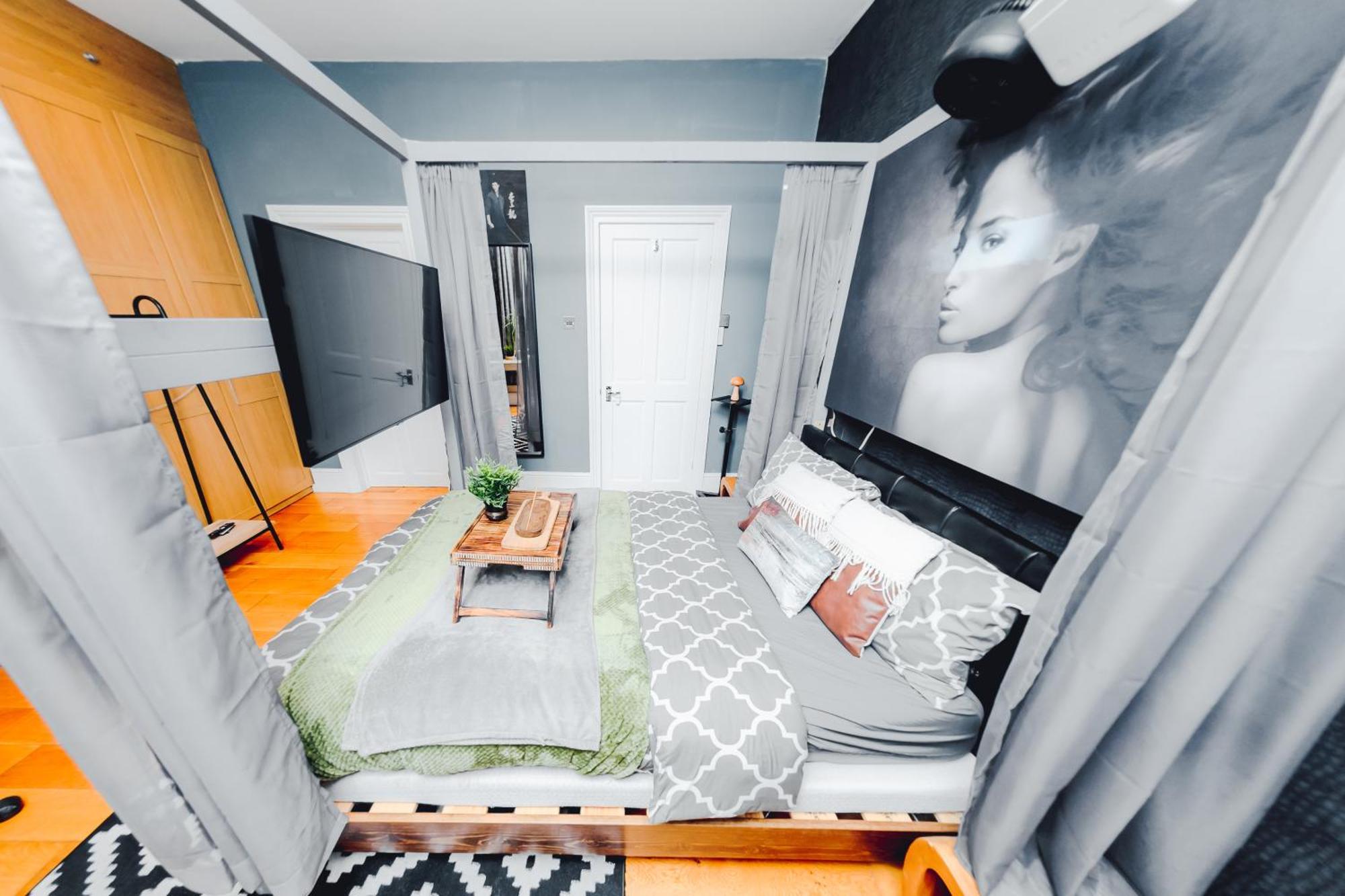 Master En - Townhouse Double With Garden & Hot Tub Quarto em Acomodações Particulares Londres
